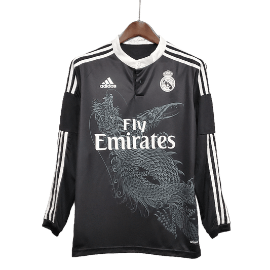 Real Madrid Retro Long Sleeve 2014/15 Third (Free Personalisation)