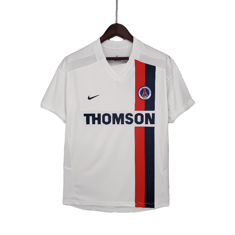 PSG Retro 2002/03 Away White (Free Personalisation)