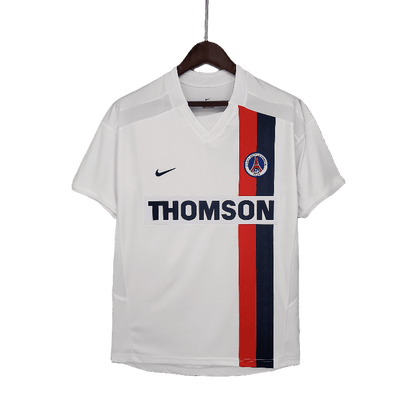 PSG Retro 2002/03 Away White (Free Personalisation)