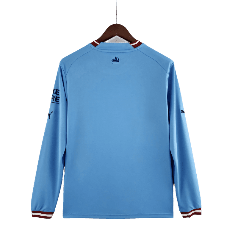 Manchester City 2022/23 Long Sleeve Home (Free Personalisation)