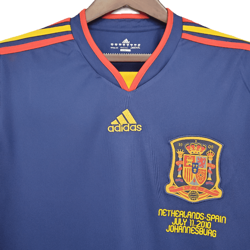 Spain Retro 2010 Long Sleeve Away (Free Personalisation)