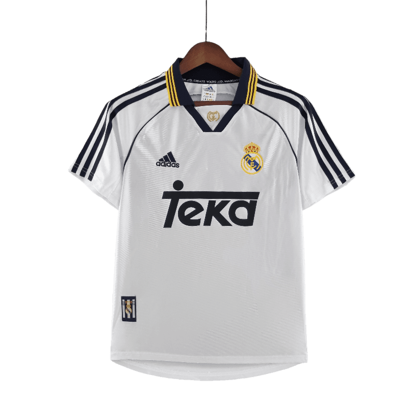 Real Madrid Retro 2000 Home (Free Personalisation)