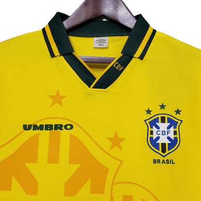 Brazil Retro 1993/94 Home (Free Personalisation)