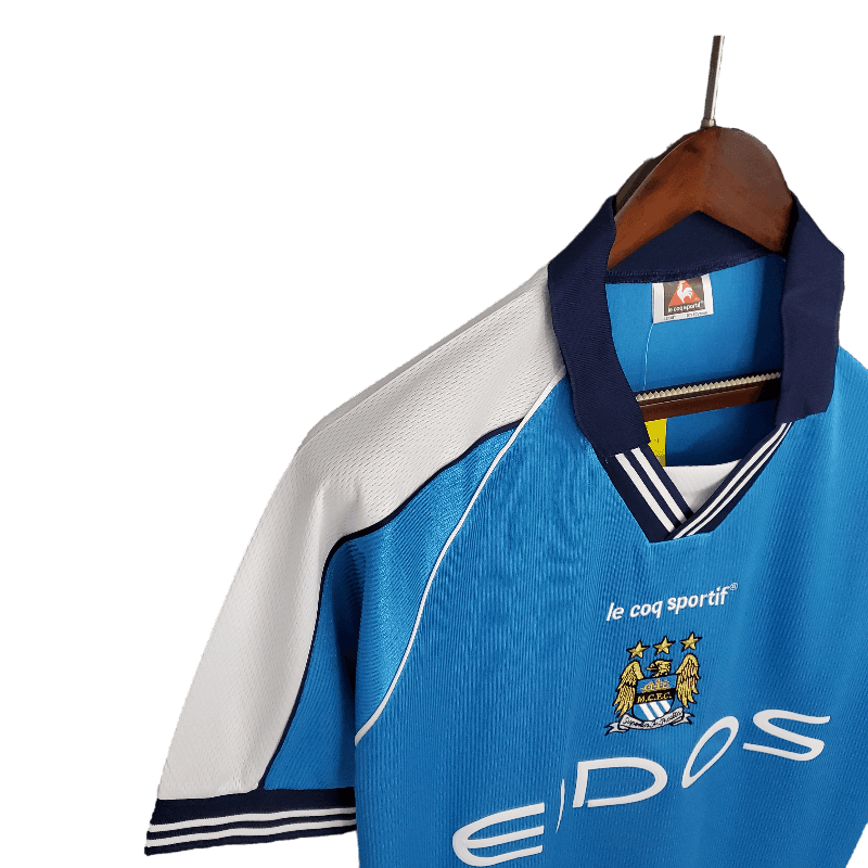 Manchester City Retro 1999/01 Home (Free Personalisation) (Free Personalisation)