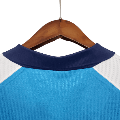 Manchester City Retro 1999/01 Home (Free Personalisation) (Free Personalisation)