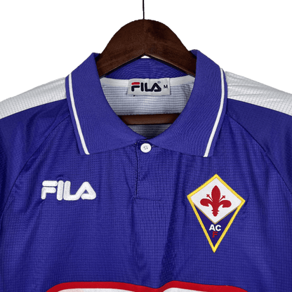 Fiorentina Retro long Sleeve 1998 Home (Free Personalisation)