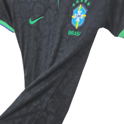 Brazil 2022 Women Black (Free Personalisation)