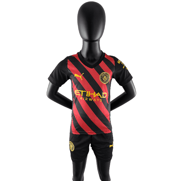 Manchester City  22/23 Kids Away (Free Personalisation)