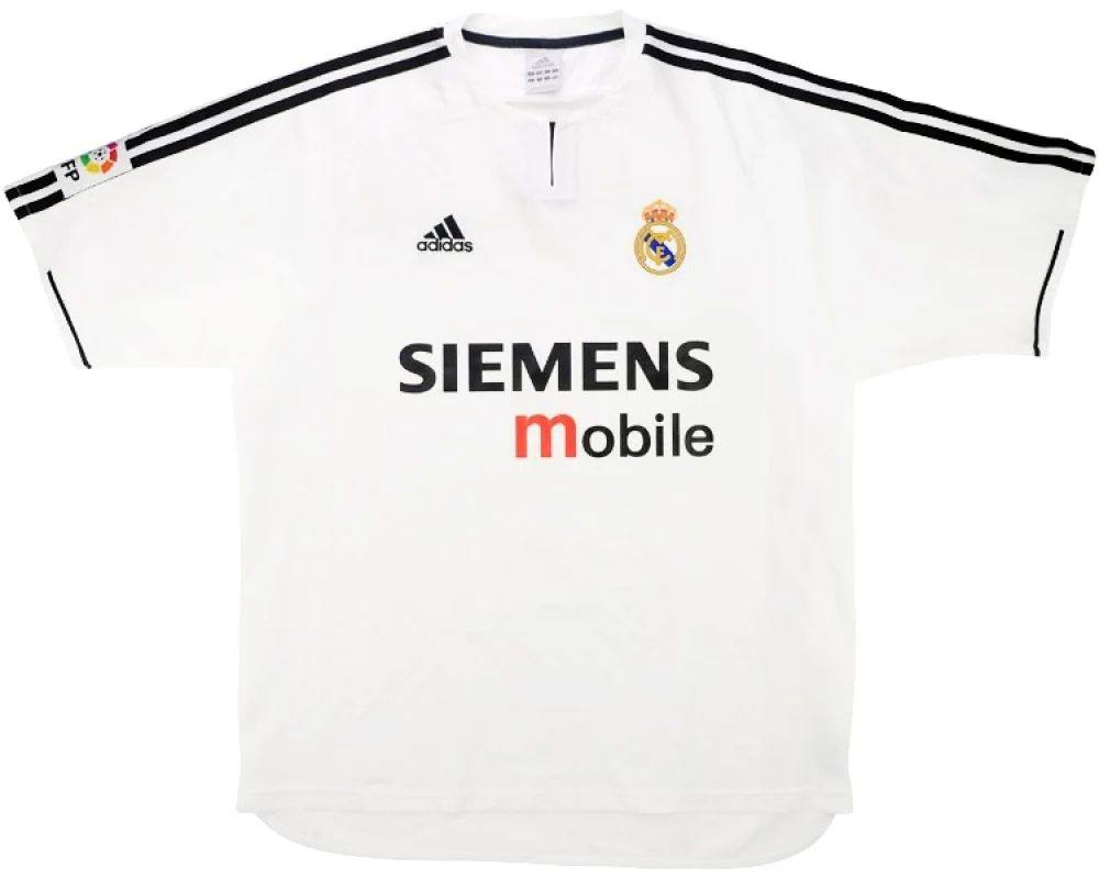 Real Madrid 03/04 Home Retro (Free Personalisation)